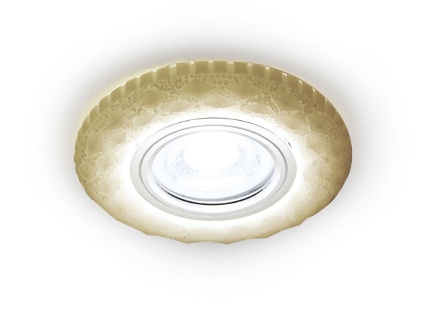 Ambrella Встраиваемый точечный светильник со светодиодной лентой S288 W хром/белый /MR16+3W(LED WHITE)