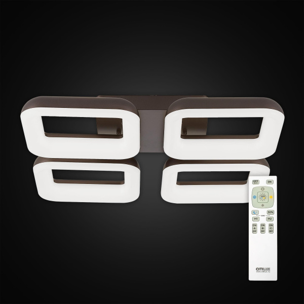 Купить Citilux CL225245R Паркер Кофе Светильник LED Люстра с пультом