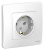 Купить Systeme Electric Blanca внутр Бел Розетка с/з без шторок, 16А, 250В