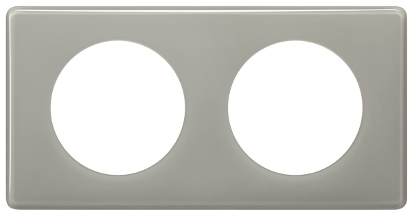 Legrand Celiane Серый глянец Рамка 2-я (2+2 мод) 066602