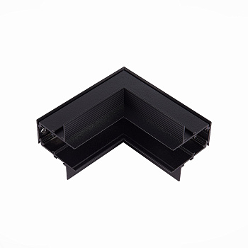 ST LUCE ST007.449.12 Внутренний угол-соединитель для встраиваемого магнитного шинопровода Черный