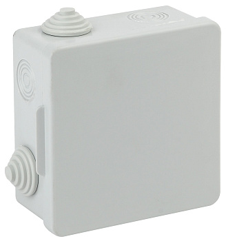 ЭРА KOR-100-100-50-8g Коробка распаячная открытой установки КОР 100х100х50мм с гермовводами 8 вх. IP54