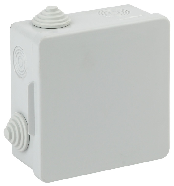 ЭРА KOR-100-100-50-8g Коробка распаячная открытой установки КОР 100х100х50мм с гермовводами 8 вх. IP54