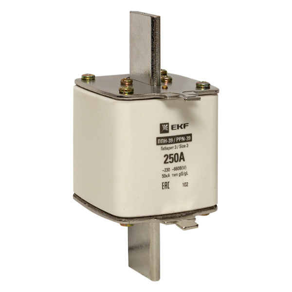 EKF PROxima Плавкая вставка ППН-39 630/250А габарит 3