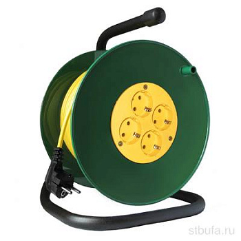 Удлинитель ТМ Союз сил. на катушке с 4 гн. 2200 Вт з/к 30м 481S-3403
