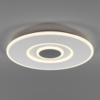 Eurosvet Потолочный светодиодный светильник с ПДУ 90219/1 белый/ серый a047501