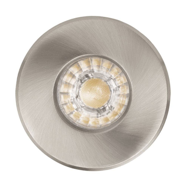 Eglo Светильник LED встраиваемый IGOA, 1x3,3W (GU10), Ø85, IP44, литой металл, никель матовый 94976