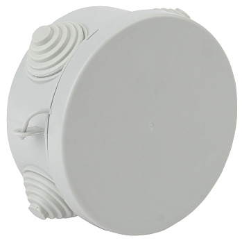 ЭРА KOR-85-40-4g Коробка распаячная открытой установки КОР 85х40мм с гермовводами 4 вх. IP54