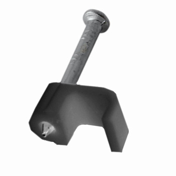 Крепеж кабеля плоский 4 х 2 мм, черный (упак. 50 шт) Rexant 07-4204-1