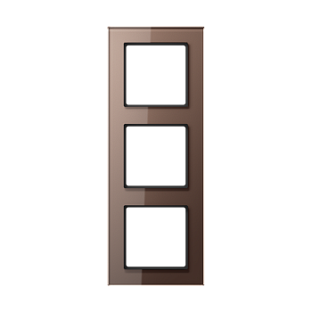 JUNG A creation Стекло Мокка Рамка 3-ая AC583GLMO