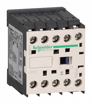 SE Contactors K Контактор 3P, 6А, НО, 24V DC 1.8 Вт, расш.диапазон, ограничитель перенапряжения LP4K06105BW3