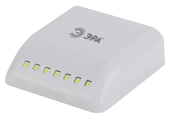 ЭРА SB-404 Фонарь пушлайт-подсветка универсальная в шкаф [7SMD LED, сенсор, 2xAAA, бл.]