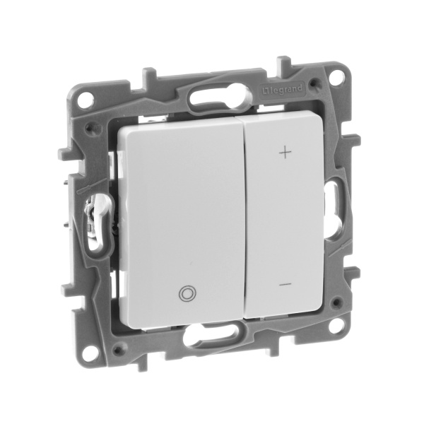 Legrand Etika Белый Светорегулятор нажимной, 400Вт 672218