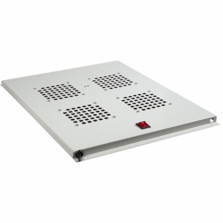 Модуль вентиляторный потолочный с 4-мя вентиляторами, без термостата, для шкафов серии Standart с глубиной 800мм Rexant 04-2601