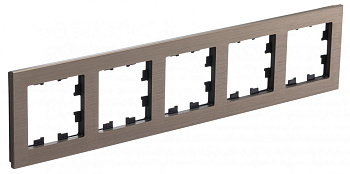 Systeme Electric AtlasDesign Nature Металл латунь Рамка 5-ая, универсальная