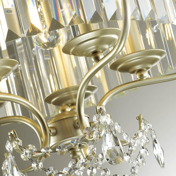 Купить Odeon Light 4686/2W ODL20 498 серебристый/хрусталь Бра E14 2*40W 220V SHARM