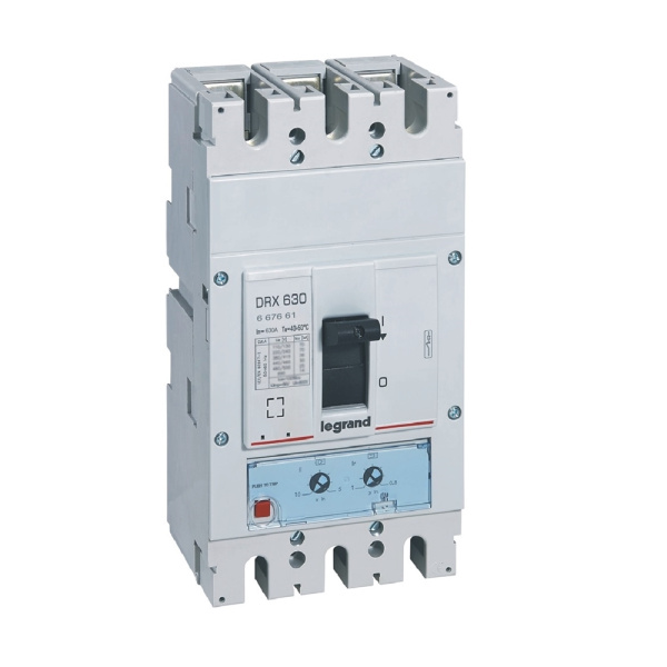 Legrand DRX630 термомагнитный 3P 630A 50кА настраиваемый 667661