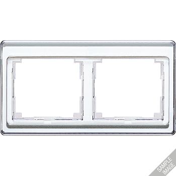 JUNG SL 500 Серебро Рамка 3-ая горизонтальная SL5830SI