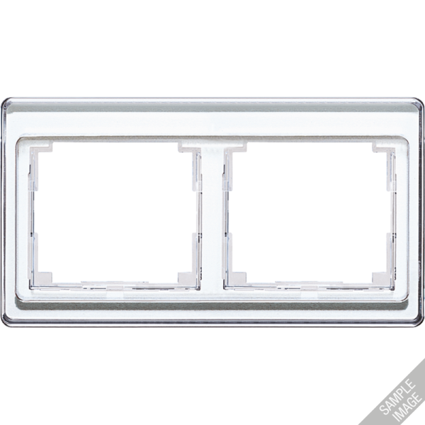 JUNG SL 500 Серебро Рамка 4-ая горизонтальная SL5840SI