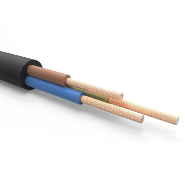 Кабель силовой гибкий КГтп-ХЛ 3х2,5 мм², длина 50 метров, ГОСТ Rexant 01-8421-50