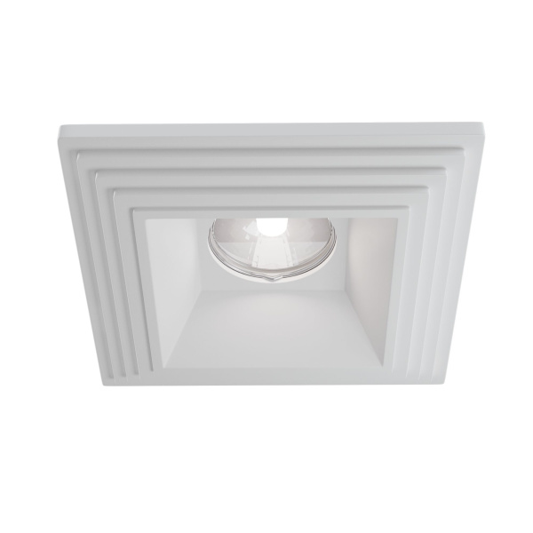 Купить Maytoni DownLight Gyps Белый Встроенный светильник 1xGU10 35W DL005-1-01-W