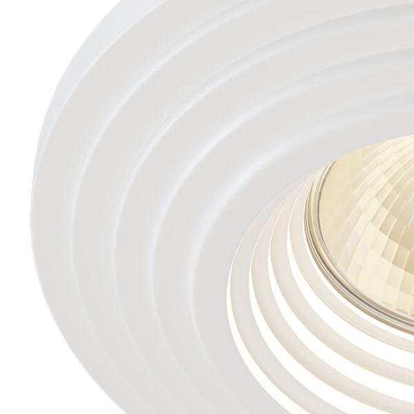 Купить Maytoni DownLight Gyps Белый Встроенный светильник 1xGU10 35W DL004-1-01-W