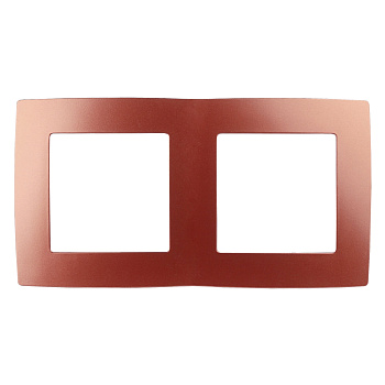 ЭРА 12-5002-24 Охра Рамка на 2 поста, 12