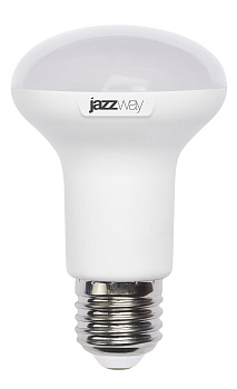 Jazzway Лампа светодиодная (LED) с отражателем d63мм E27 120° 8Вт 220-240В матовая нейтральная холодно-белая 5000К .1033666