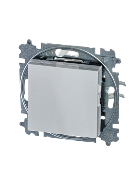 ABB EPJ Levit серый / белый Переключатель перекрёстный 1-клавишный 2CHH590745A6016