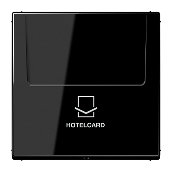 JUNG Накладка-картодержатель для балансирных механизмов 531U, 532U, 533U, 534U термопласт черный LS990 LS590CARDSW