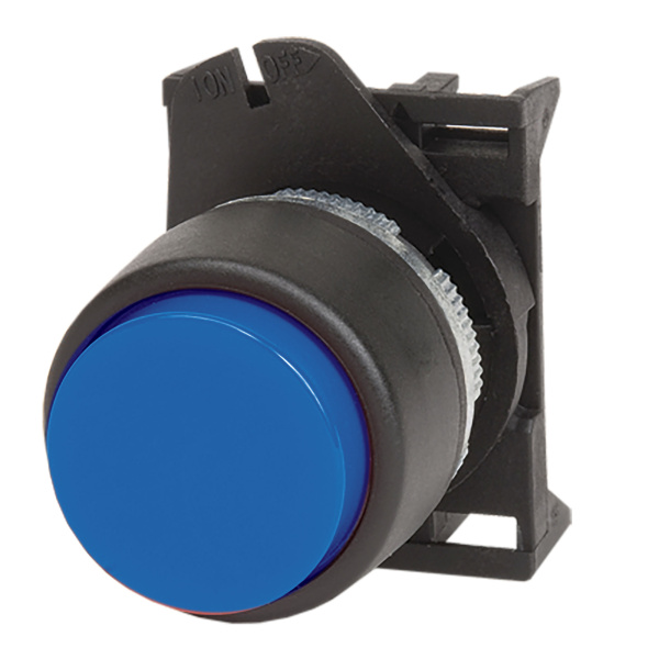 DKC Кнопка выпуклая без фиксации, синяя