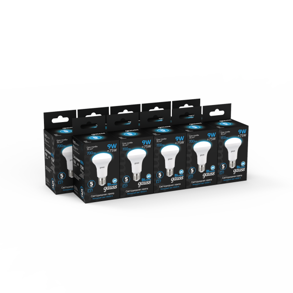 Купить Gauss Лампа R63 9W 700lm 6500K E27 LED 106002309