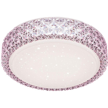 Citilux CL705014 Кристалино Розовый Светильник Настенно-потолочный