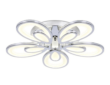 Ambrella Потолочный светодиодный светильник с пультом FA469/5 CH хром 110W 580*560*80 (ПДУ РАДИО 2.4)