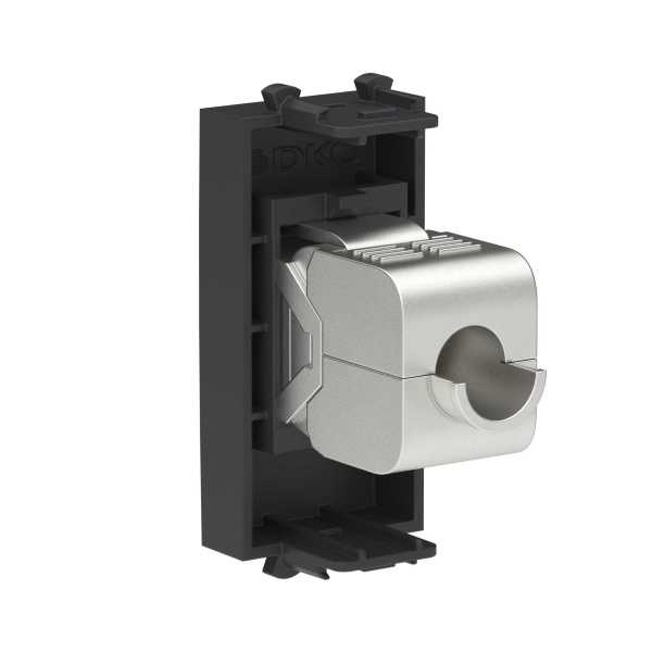 Купить DKC Компьютерная розетка RJ-45 без шторки модульная, кат.5е экранированная, "Avanti", "Черный матовый", 1 модуль
