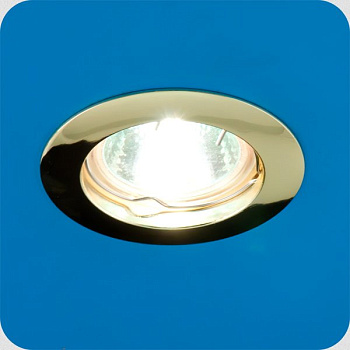 Italmac Gamma 51 0 04 Светильник встраиваемый MR16 1x50W GU5.3 золото