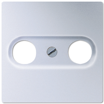 JUNG A 500 Алюминий Накладка TV-FM розетки A561PLTVAL