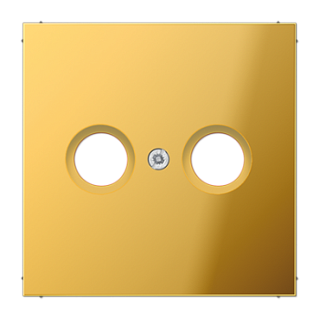 JUNG LS 990 Блеск золота Накладка TV-FM розетки GO2990TV