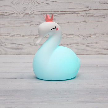 NEON-NIGHT Силиконовый ночник «Лебедь», 503-004