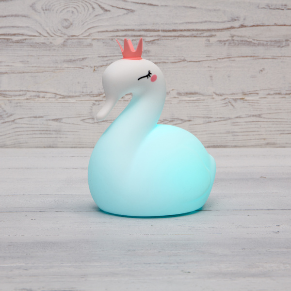 NEON-NIGHT Силиконовый ночник «Лебедь», 503-004