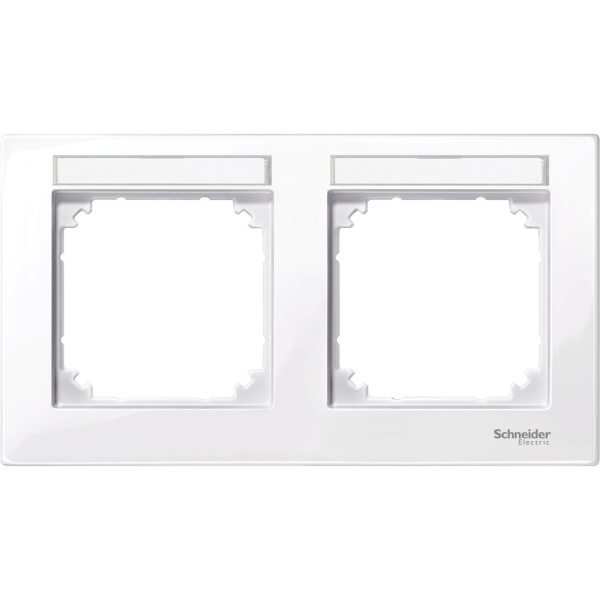 SE Merten SM Бел Актив Рамка 2-ая с полем для надписи горизонтальная (MTN514225)