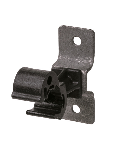 TDM Держатель для гор. и верт. пов-й, полим. фикс. с защелкой для прута Ø8-10 мм, со шпилькой 100 мм SQ2402-3232