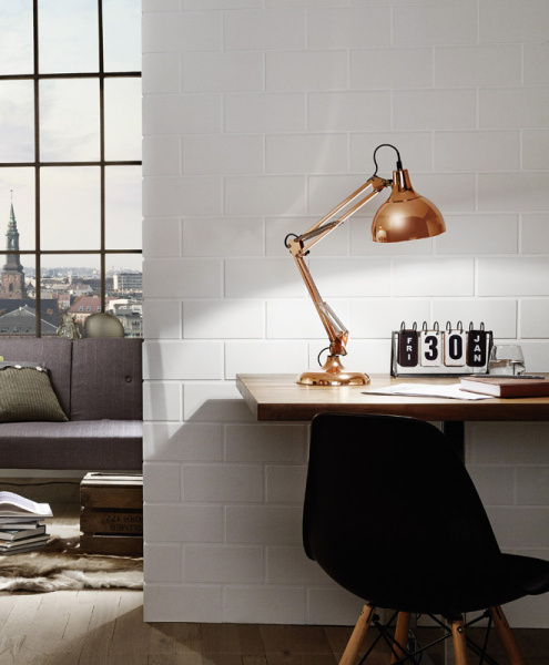 Купить Eglo Лампа настольная BORGILLIO, 1X60W (E27), основа Ø190, Н710, сталь, медный 94704