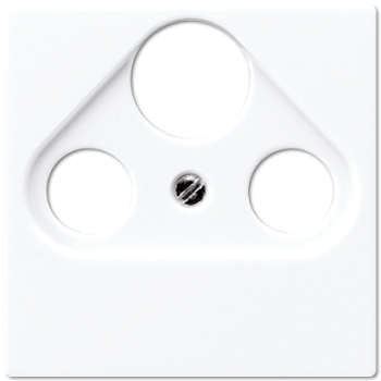 JUNG A 500 Белая Накладка TV-SAT-FM розетки A561PLSATWW