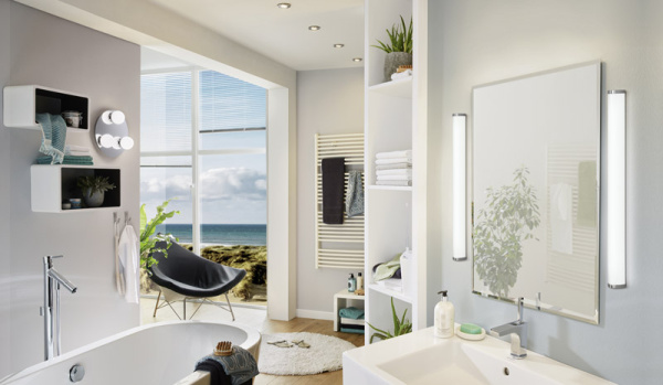 Купить Eglo Светильник светодиодный настенно-потолочный GITA 2, 24W(LED), L900, литой металл/пластик, IP44 94714