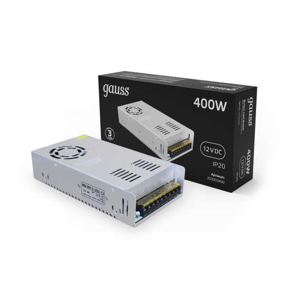 Купить Gauss Блок питания LED STRIP PS 400W 12V 4 202003400