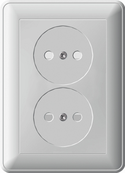 Купить SE Wessen 59 Бук Розетка 2-ая б/з (в сборе, с рамкой) RS16-254-88