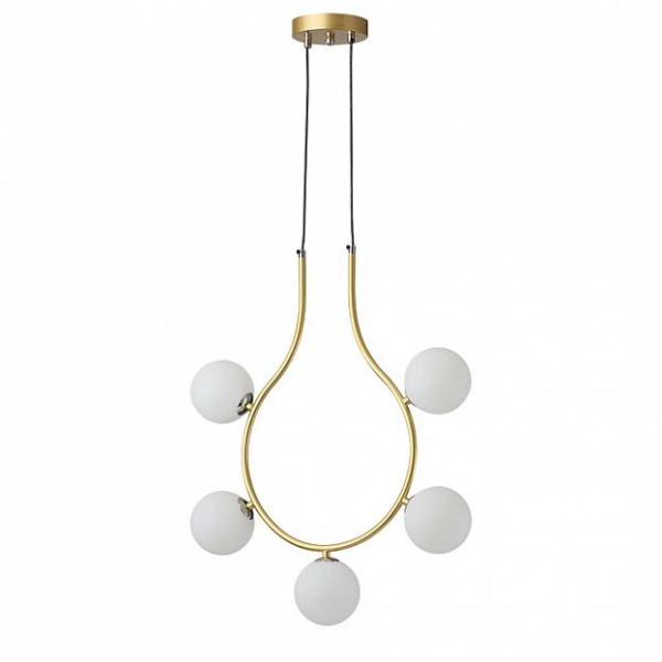 Lumion 5621/5 MODERNI LN23 064 матовое золото Подвесной светильник G9 5*7W LED 220V COLLAR