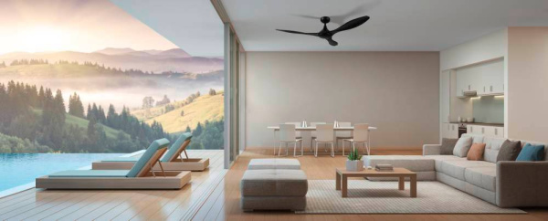 Купить Eglo 35016 Потолочный вентилятор ANTIBES, Ø1320, черный