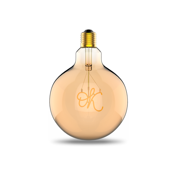 Купить Gauss Лампа Filament G125 2,5W 200lm 2000К Е27 golden OK LED 176802003